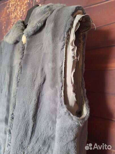 Шуба серая на переделку