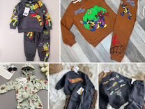 Детские теплые костюмы начес 92-98-104-110-116-122