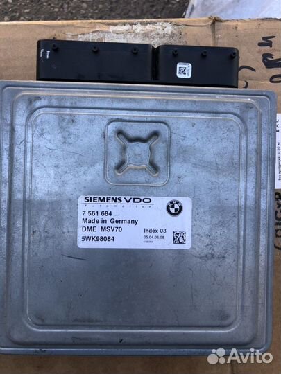 Эбу DME msv 70 бмв е61 е60 BMW E60 E61 N52