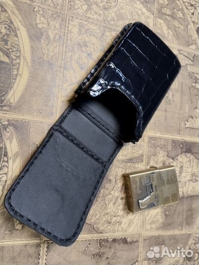 Портсигар кожаный