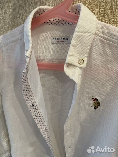 Рубашка белая Polo оригинал
