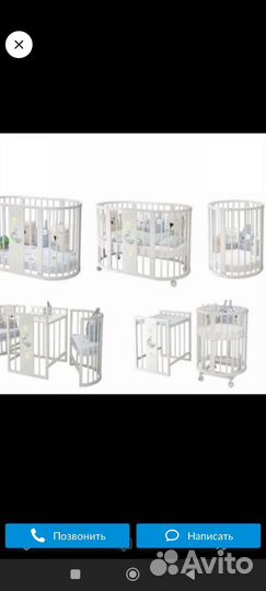 Детская кроватка 7 в 1 Mika ART LUX