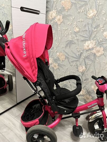 Детский трехколесный велосипед-коляска