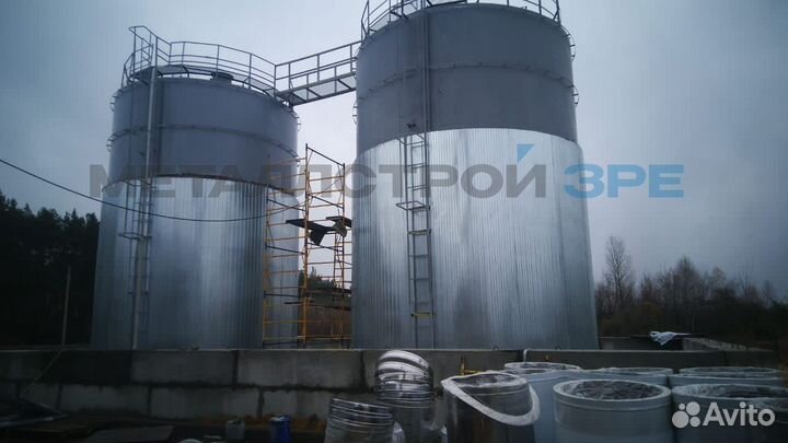 Резервуар рвс 500 м3 новый