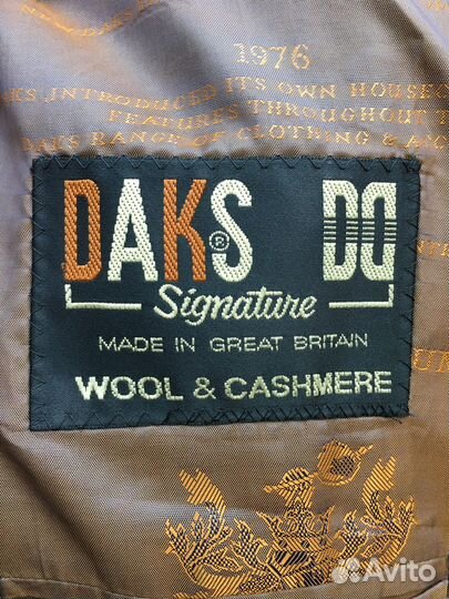 Винтажный женский твидовый жакет daks