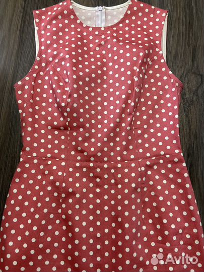 Платье. Сшито на заказ. Хлопок. Р.44