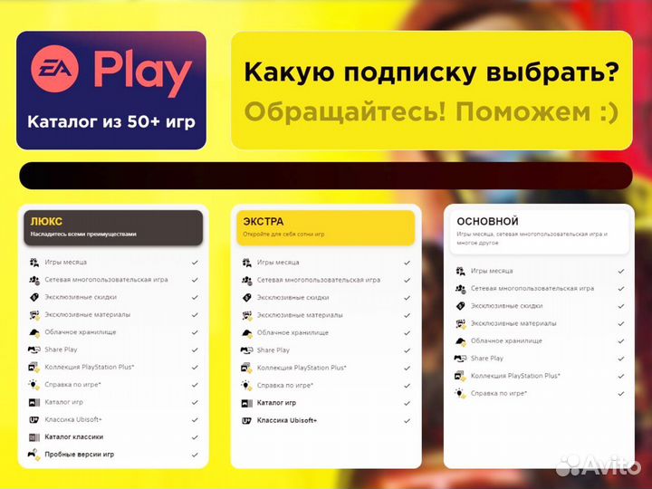 Аренда игр подписка PlayStation Plus Extra и не то
