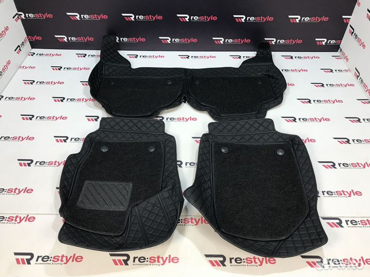 Ковры салона 3D Toyota Vitz 130 2WD R1058