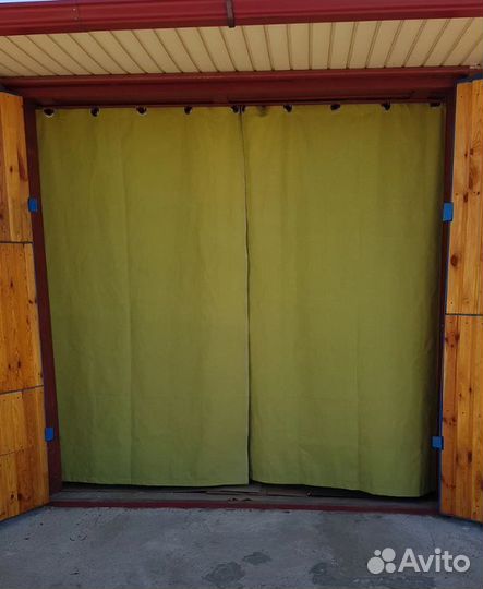 Брезент тент штора полог в гараж, на ворота