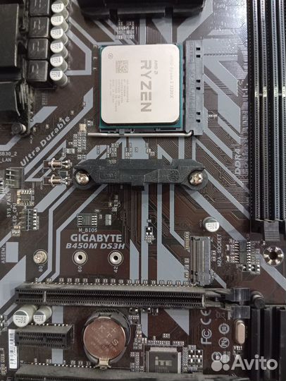 Процессор AMD ryzen 5 3500x + мат. плата gigabyte