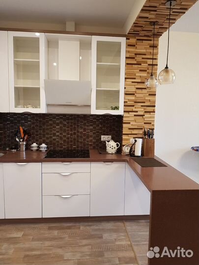 Деревянная мозайка для интерьера