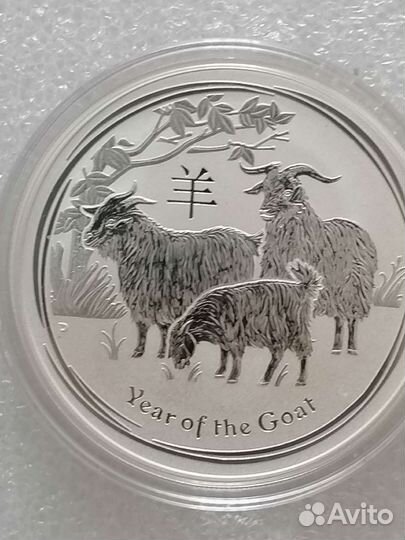 Монеты серебро.999 проба.1 унция