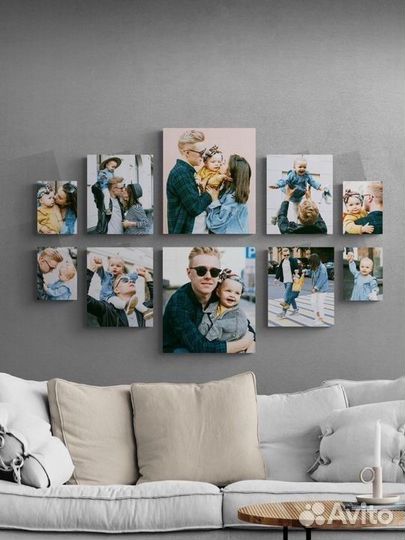 Портрет по фотографии, печать на холсте