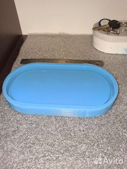 Силиконовая форма поднос овальный