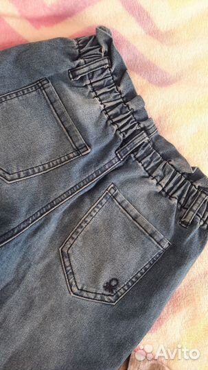 Джинсы 122 128 benetton и кофта
