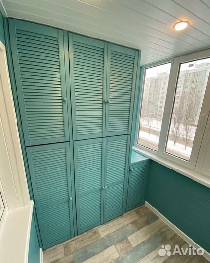 Обшивка балконов и лоджий /Остекление /Шкафы