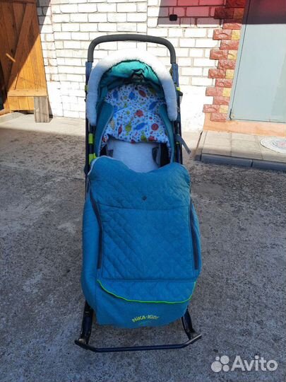 Санки-коляска nika kids