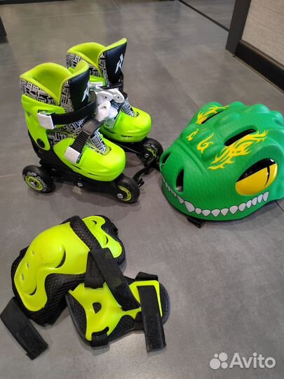 Детские ролики и защита