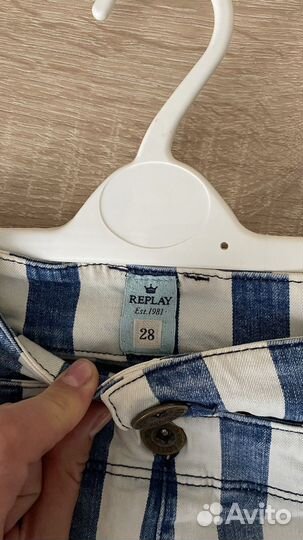 Джинсовые шорты Replay