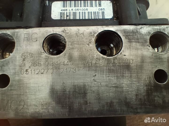 Блок ABS Citroen C4 LC 2006 9657352680