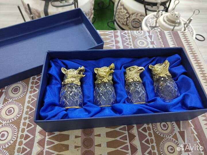 Комплект рюмок ручной работы