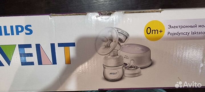 Молокоотсос avent электрический