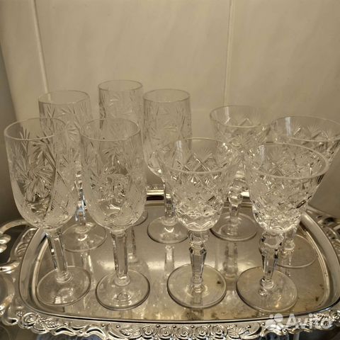 Фужеры хрустальные СССР