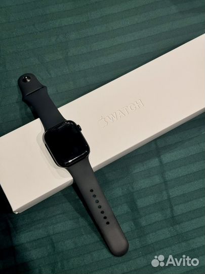 Часы apple watch 7 45 mm midnight