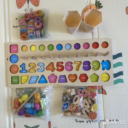 Логарифмическая доска 5 в 1 + магнитная рыбалка