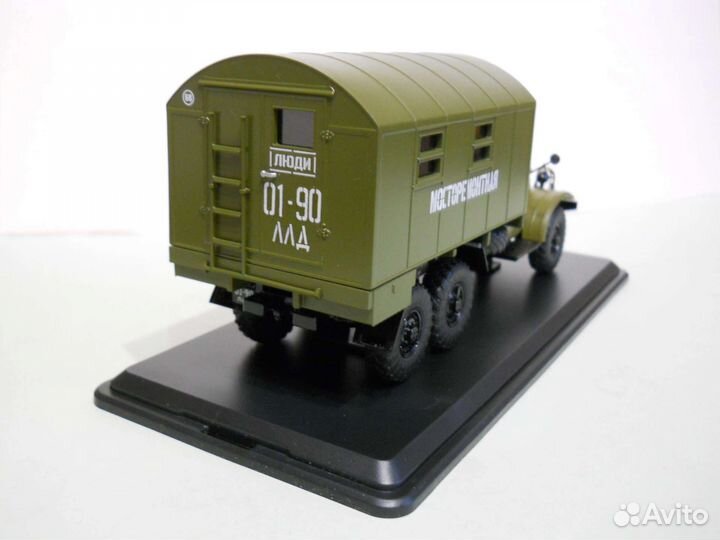 Модель автомобиля зил-157К кунг