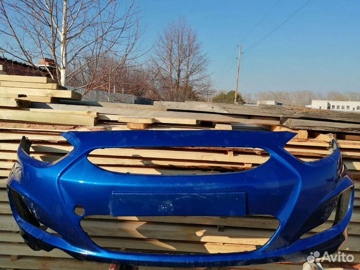 Бампер передний hyundai solaris