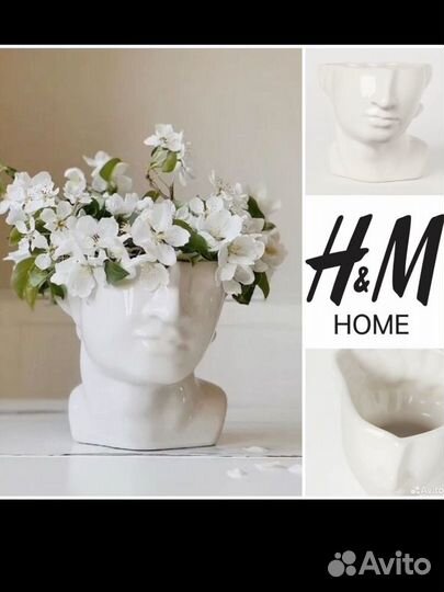 Ваза голова Давида HM Home decor