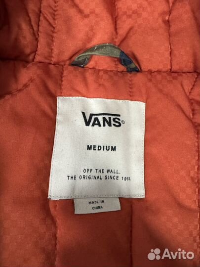 Парка зимняя vans мужская