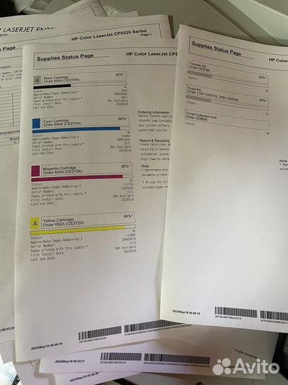 Принтер Hp CP 5525