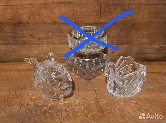 Икорницы. Хрусталь. Стекло