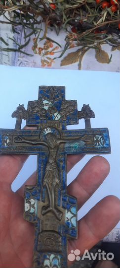 Бронза распятие крест 18-19 век