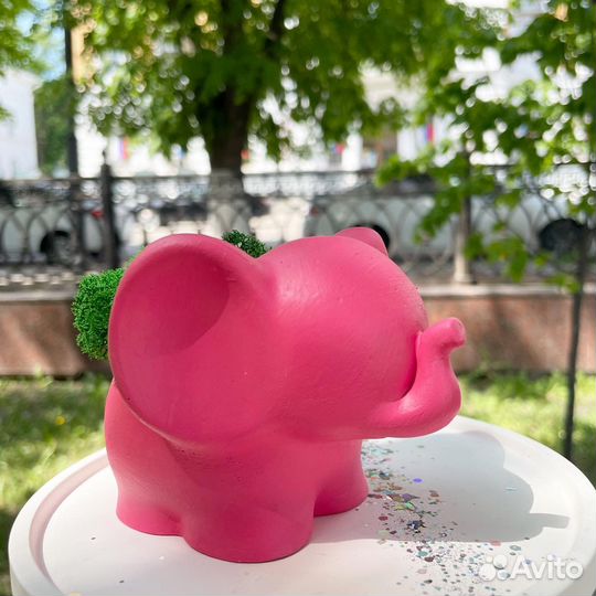 Кашпо слоник