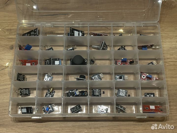 Набор датчиков 37 штук для Arduino, Raspberry Pi