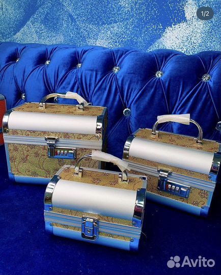 Чемодан кейс для косметики и украшений