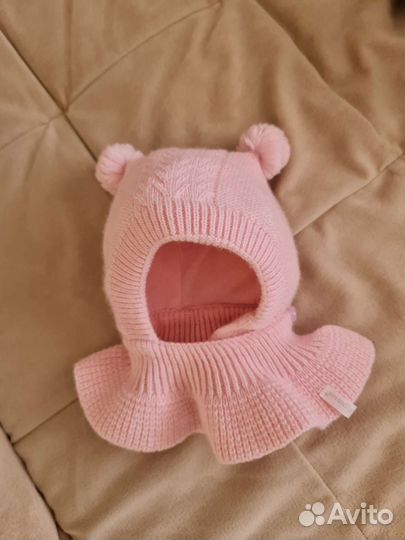 Шапка шлем журавлик демисезон 40-42