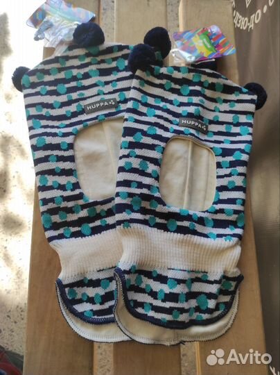 Шапка шлем huppa зима демисезон новый