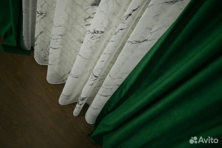 Прямые шторы блекаут на заказ