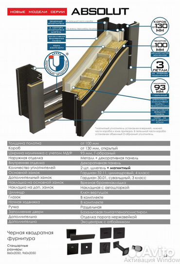 Дверь входная Dorston Focus 860 R