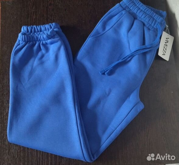 Брюки спортивные теплые джоггеры на флисе