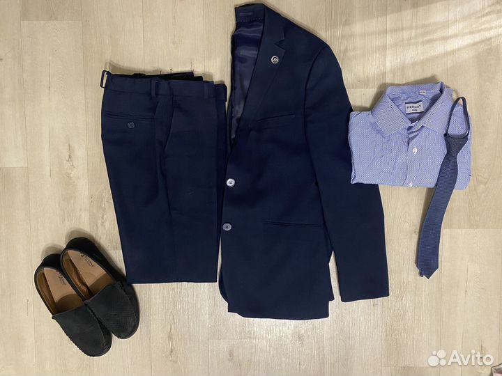 Школьная форма, рубашка, галстук, обувь