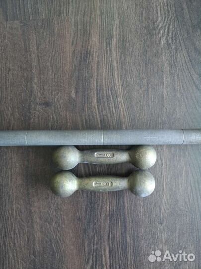 Гантели+гриф для штанги