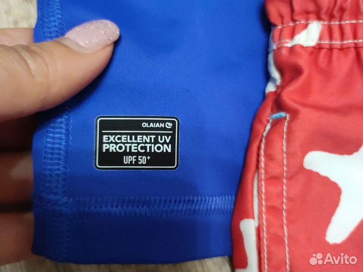 Шорты Next купальные и кофта с защитой UPF50