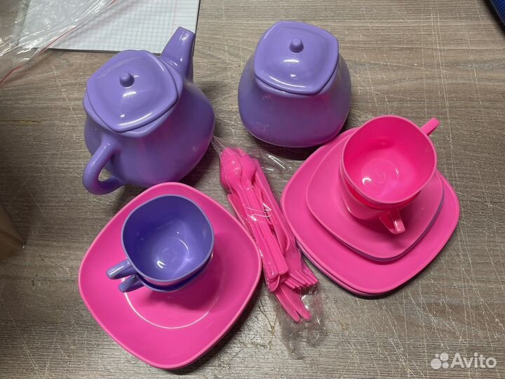Набор детской посуды Мальвина