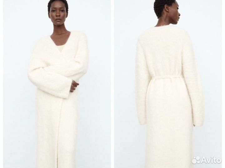 Длинный кардиган Toteme с шерстью альпаки