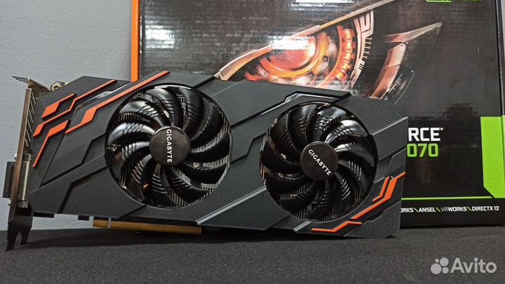 Видеокарта gtx 1070 8gb